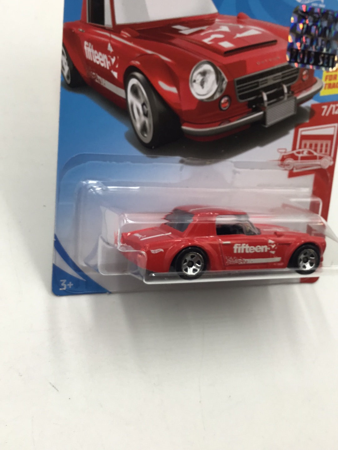 2018 hot wheels red edition #7 Fairlady 2000 target red factory sealed sticker