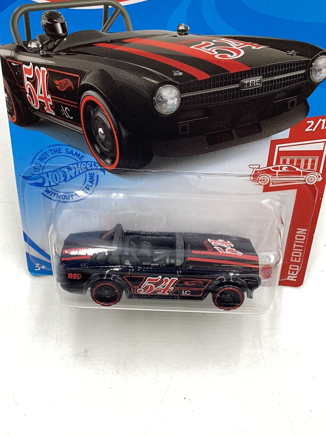 2021 Hot wheels #9 Triumph TR6 Red Edition 153E