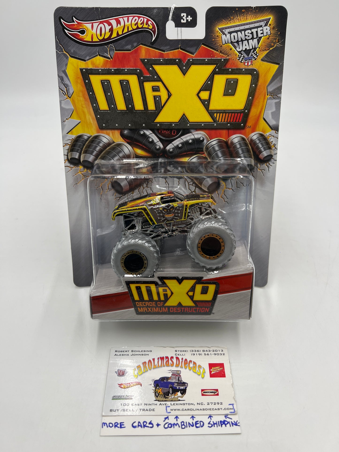 Hot Wheels Monster Jam Walmart Mail In Max-D Decades Of Maximum Destruction