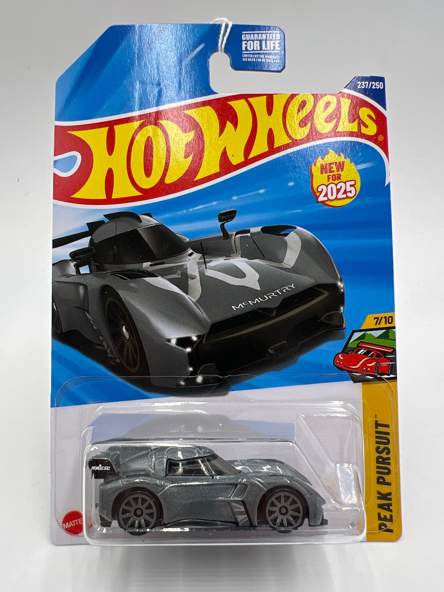 2025 Hot Wheels Q Case Peak Pursuit #237 McMurtry Speirling Gray 80i