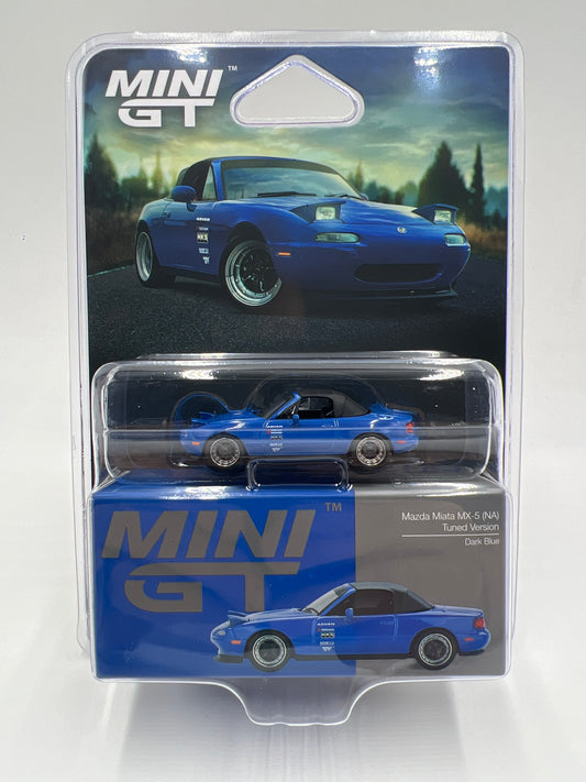 Mini GT #1069 Mazda Miata MX-5 NA Tuned Version Blue 233A