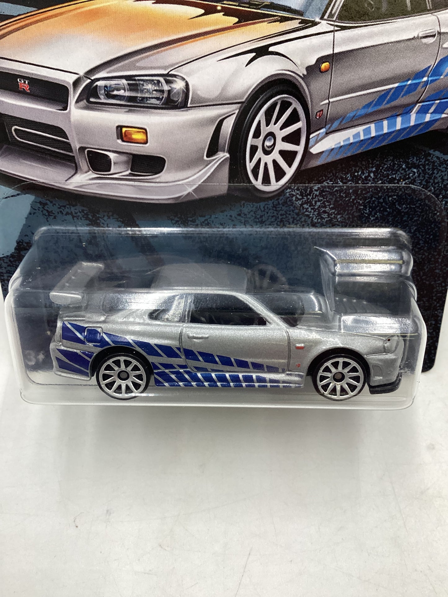 Hot wheels 2020 Fast and Furious 2 fast 2 furious Nissan skyline GT-R BNR34 with protector 73A