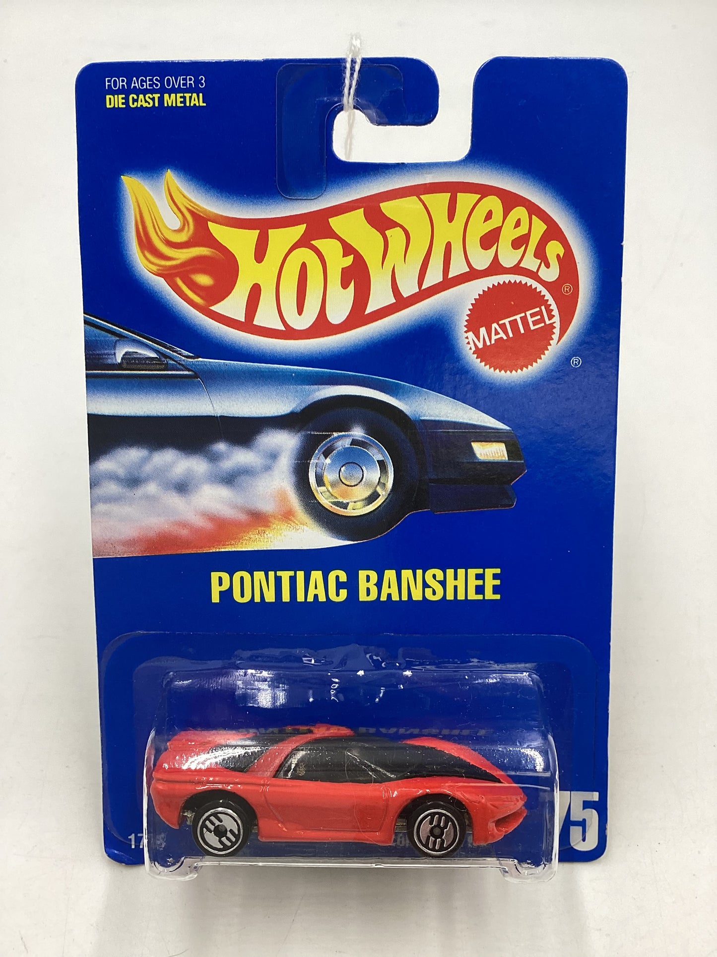 Hot Wheels Blue Card Collector No. 75 Pontiac Banshee Red UH Chrome Wheels 238H