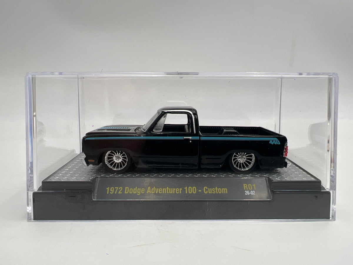 2026 M2 Machines R01 Blind Box 1972 Dodge Adventurer 100 Custom Black