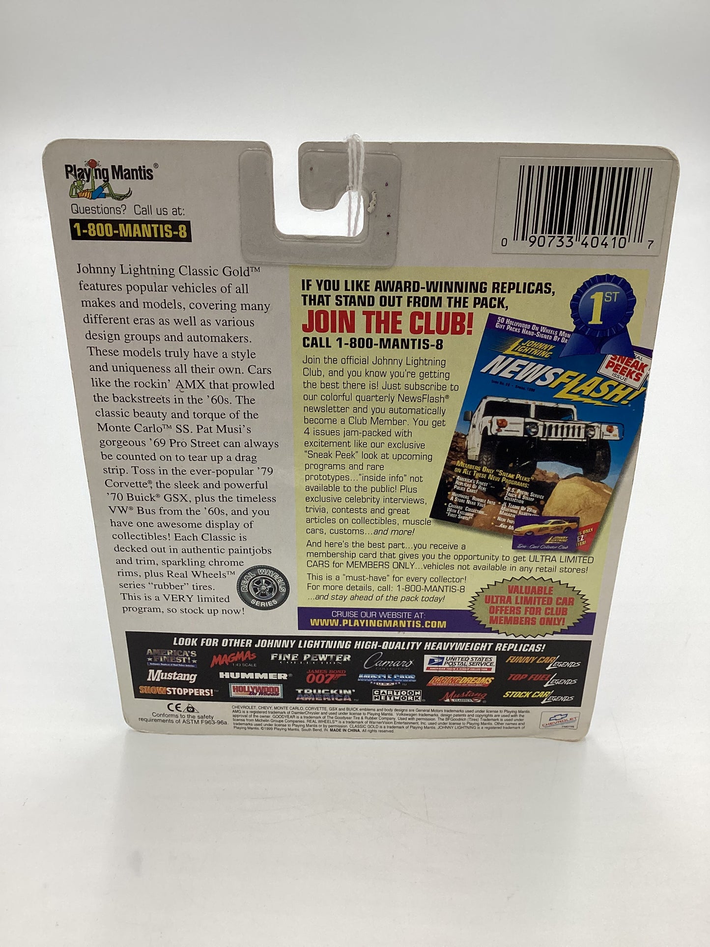 Johnny Lightning Classic Gold Collection Collector #9 1960’s Volkswagen Bus Red/Blue White Lightning Chase