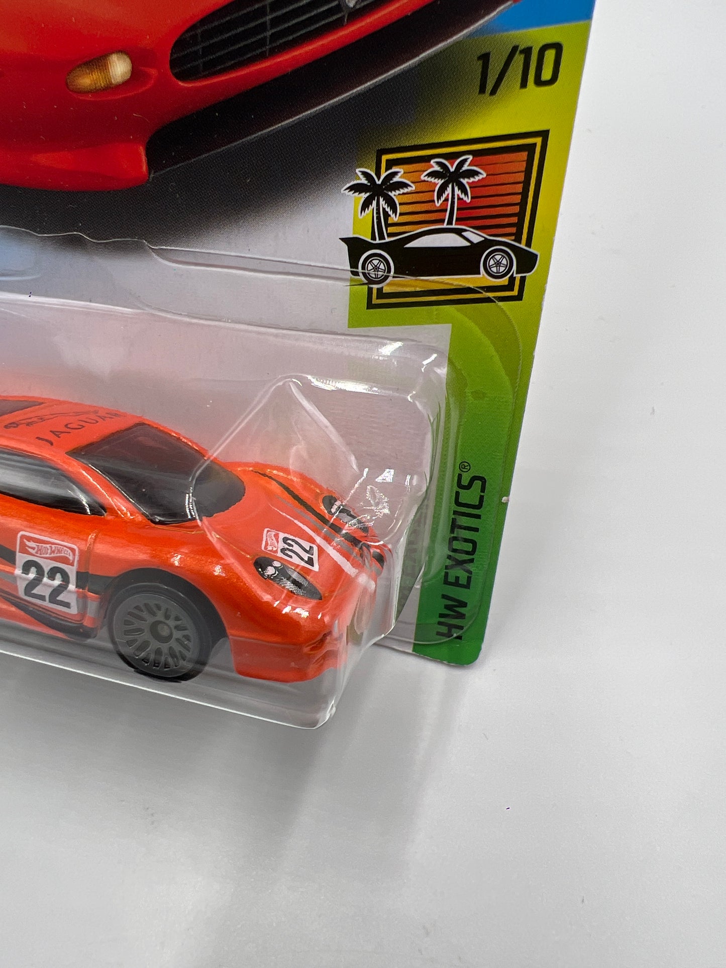 2019 Hot Wheels HW Exotics #234 Jaguar XJ220 Orange 65B