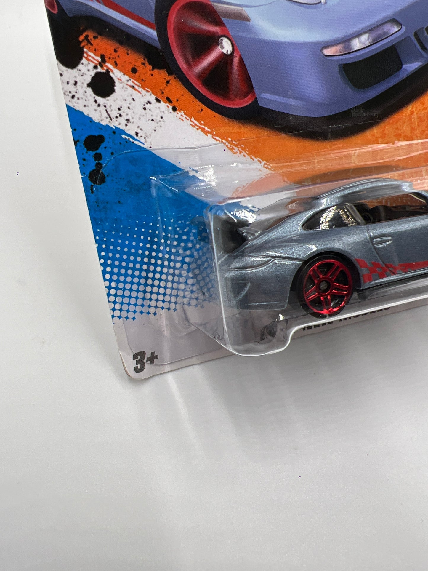 2011 Hot Wheels New Models #36 Porsche 911 GT3 RS Steel Blue SR