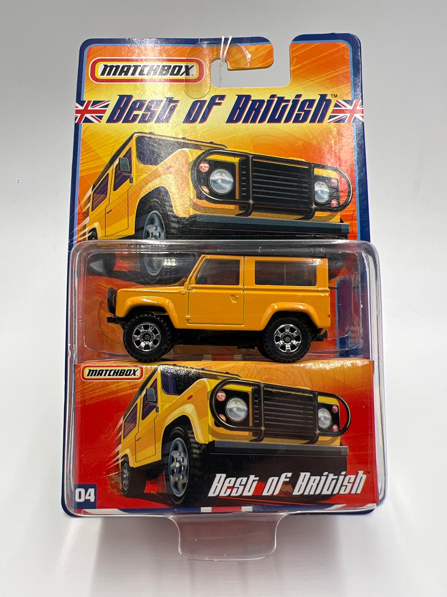 Matchbox Best Of British #4 Defender 90 Yellow