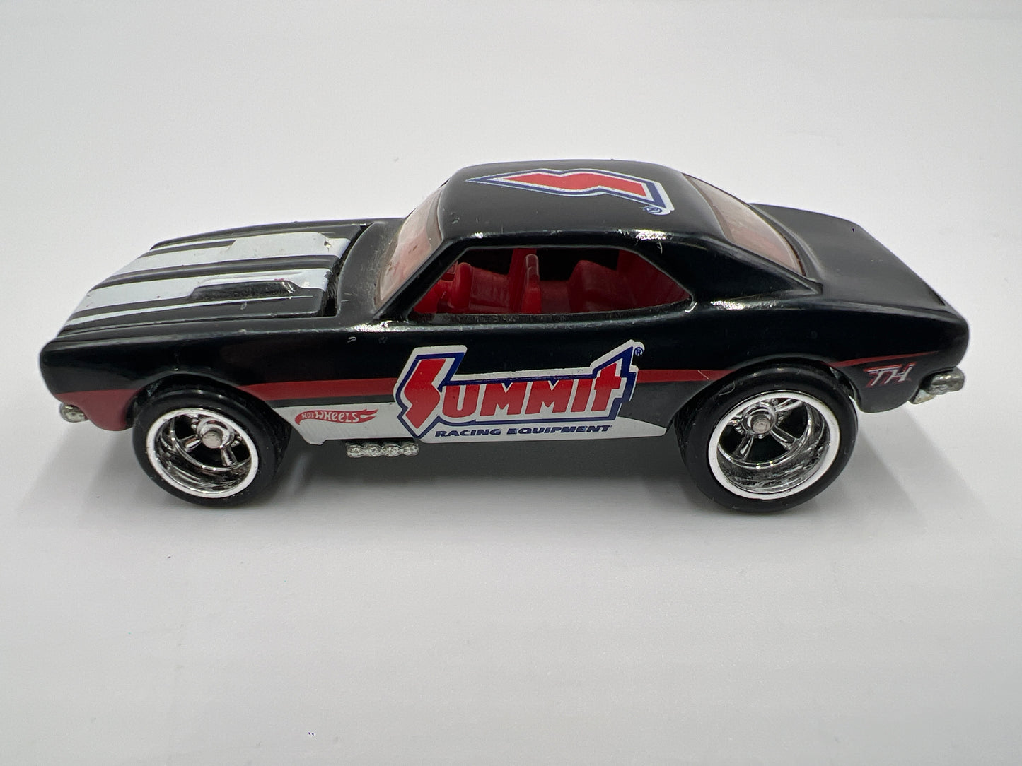 2013 Hot Wheels Super Treasure Hunt 67 Camaro Summit Black W/No Logo Base Loose