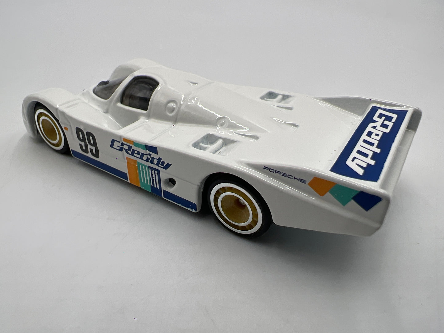 Hot Wheels Race Day Premium Porsche 962 GReddy White Loose