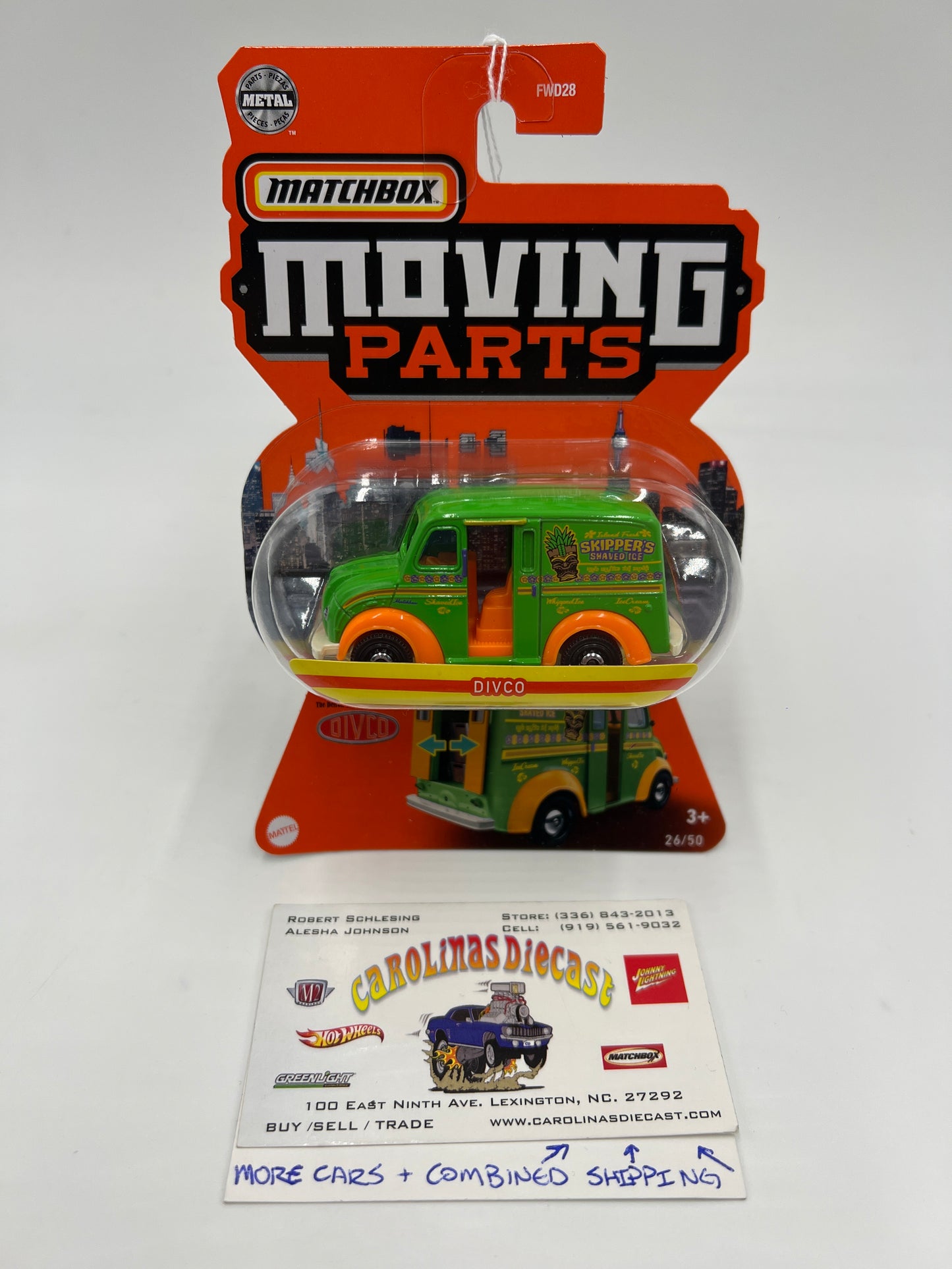 Matchbox Moving Parts #26 Divco Green 168L