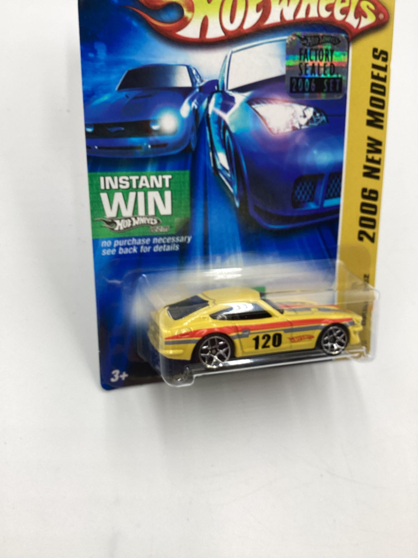 2006 Hot Wheels #36 Yellow Datsun 240Z Factory Sealed SR