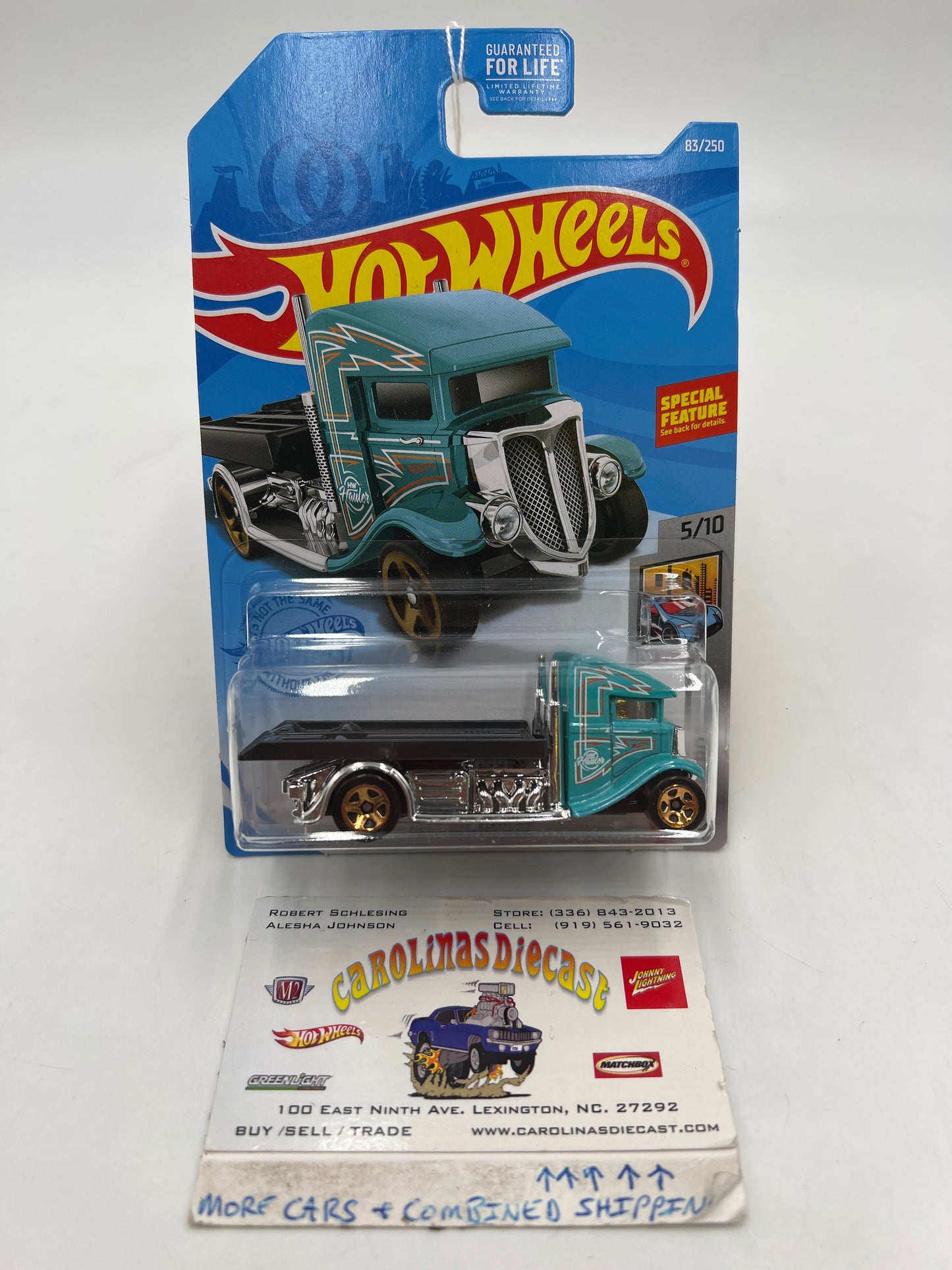 2021 Hot Wheels Metro #83 Fast-Bed Hauler Light Blue 41i