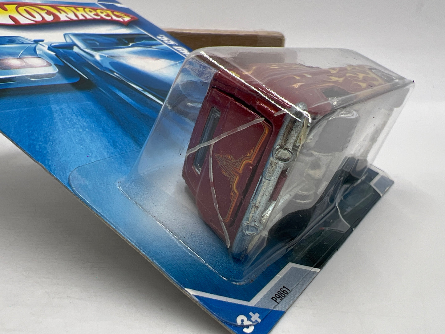 2009 Hot Wheels Kmart Mail In Promo #1 55 Chevy Panel Red W/Protector