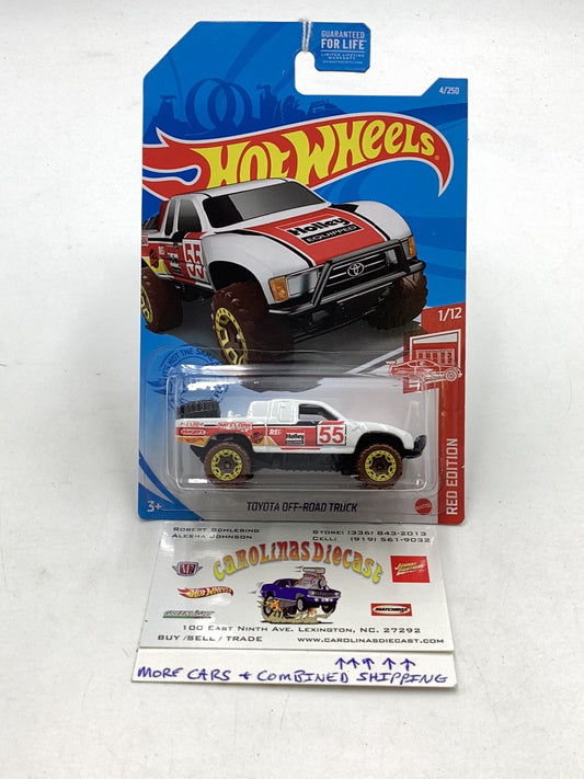 2021 Hot wheels #4 Toyota Off Road Truck Red Edition 150G