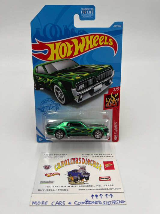 2021 Hot Wheels Super Treasure Hunt #207 68 Mercury Cougar Green W/Protector