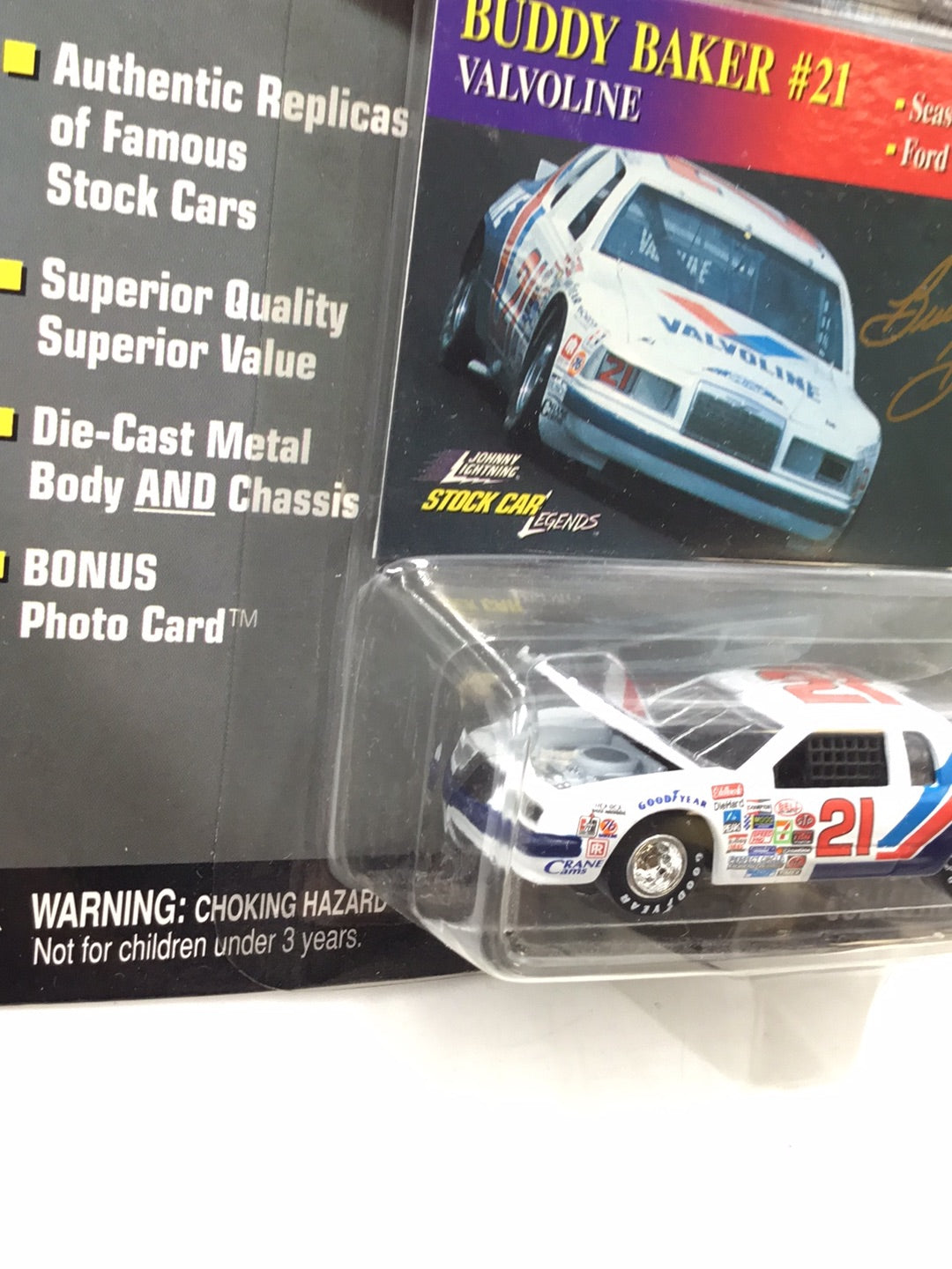 Johnny lightning Stock Car Legends #21 Buddy Baker Ford Thunderbird PP1