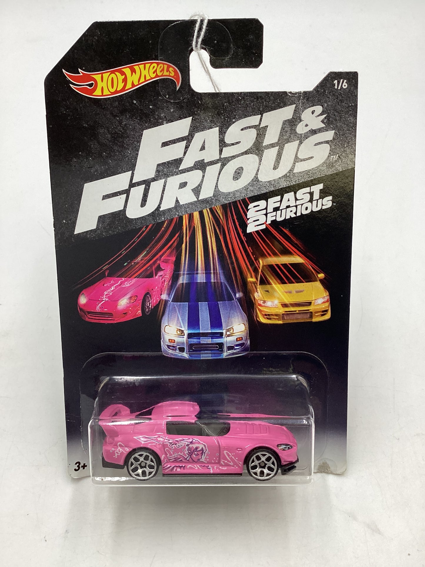 Hot wheels Fast and furious 2 Fast 2 Furious Honda S2000 #1 *Bad card* 74B