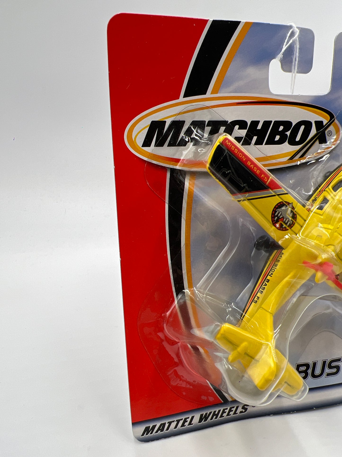 Matchbox Sky Busters Search Plane Mission Base Yellow VV3