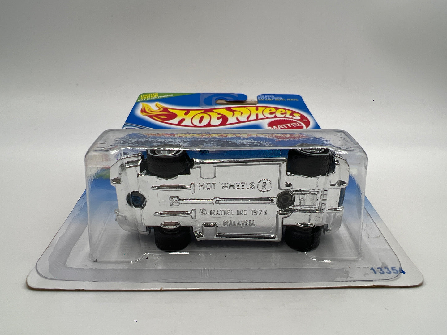 1995 Hot Wheels Treasure Hunt Series #6 Real Riders 63 Split Window Corvette Blue W/Protector