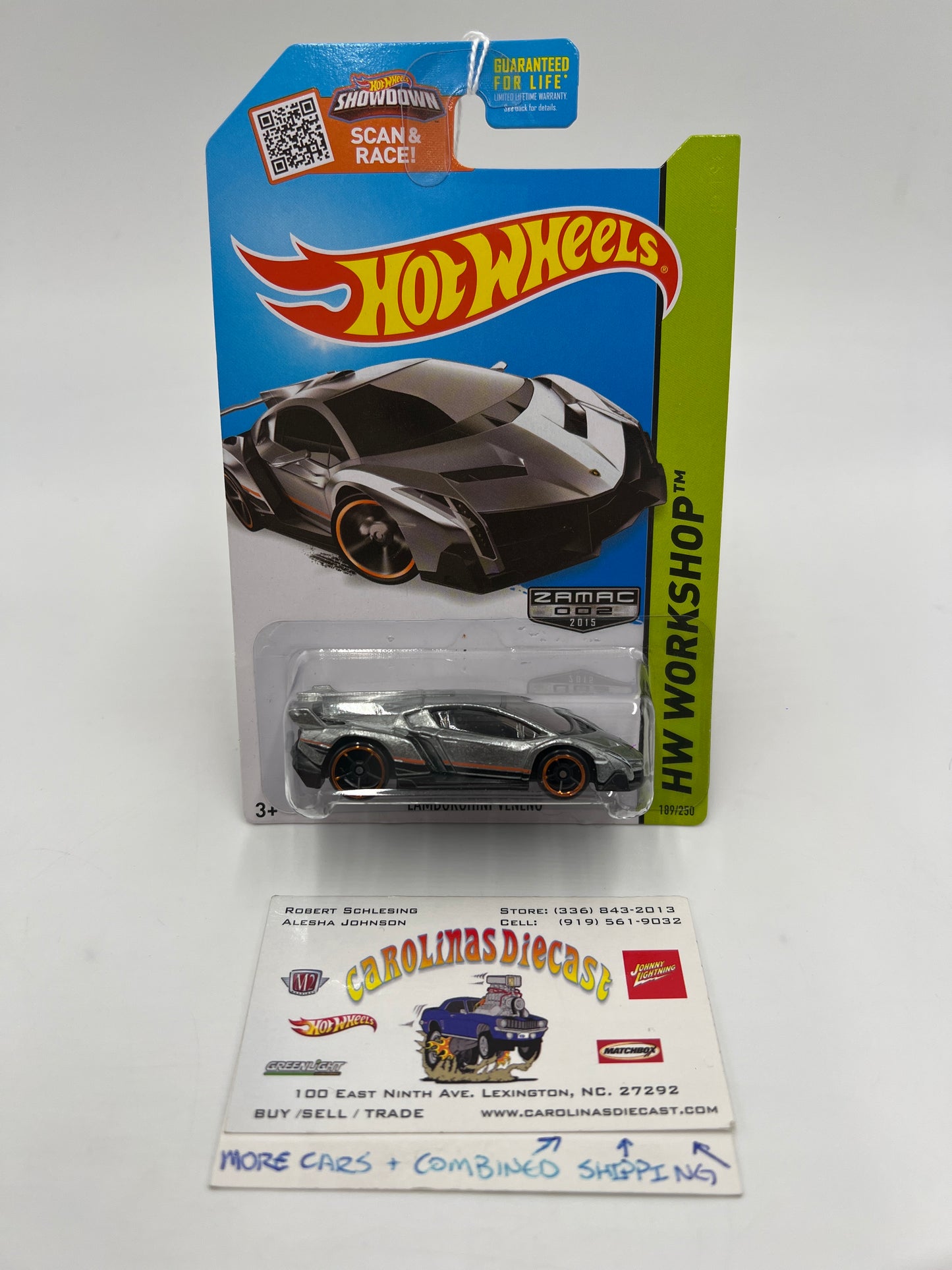 2015 Hot Wheels Walmart Exclusive Zamac 002 #189 Lamborghini Veneno