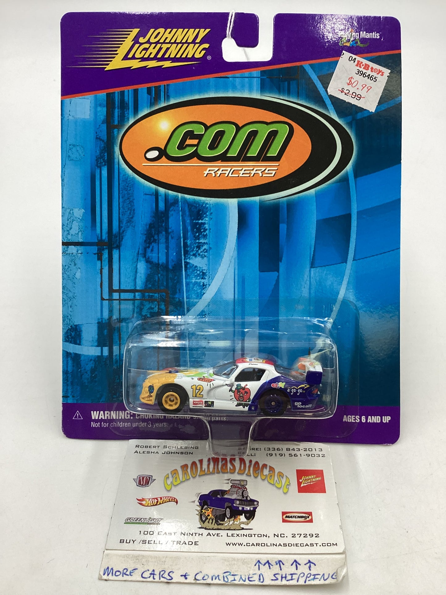 Johnny Lightning .Com Racers EBay Dodge Viper 218C