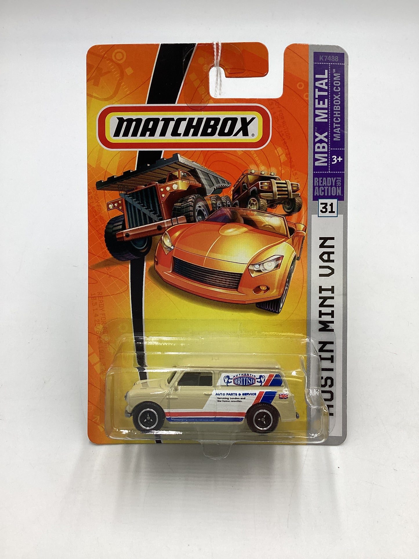 Matchbox MBX Metal #31 Austin Mini Van Tan 207F