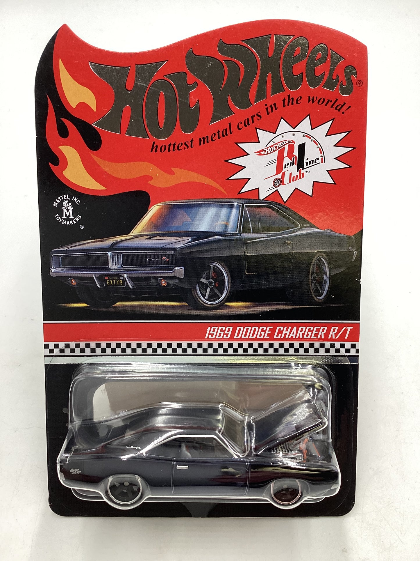 2020 Hot wheels Redline club RLC 16854/17500 1969 Dodge Charger R/T Black with protector