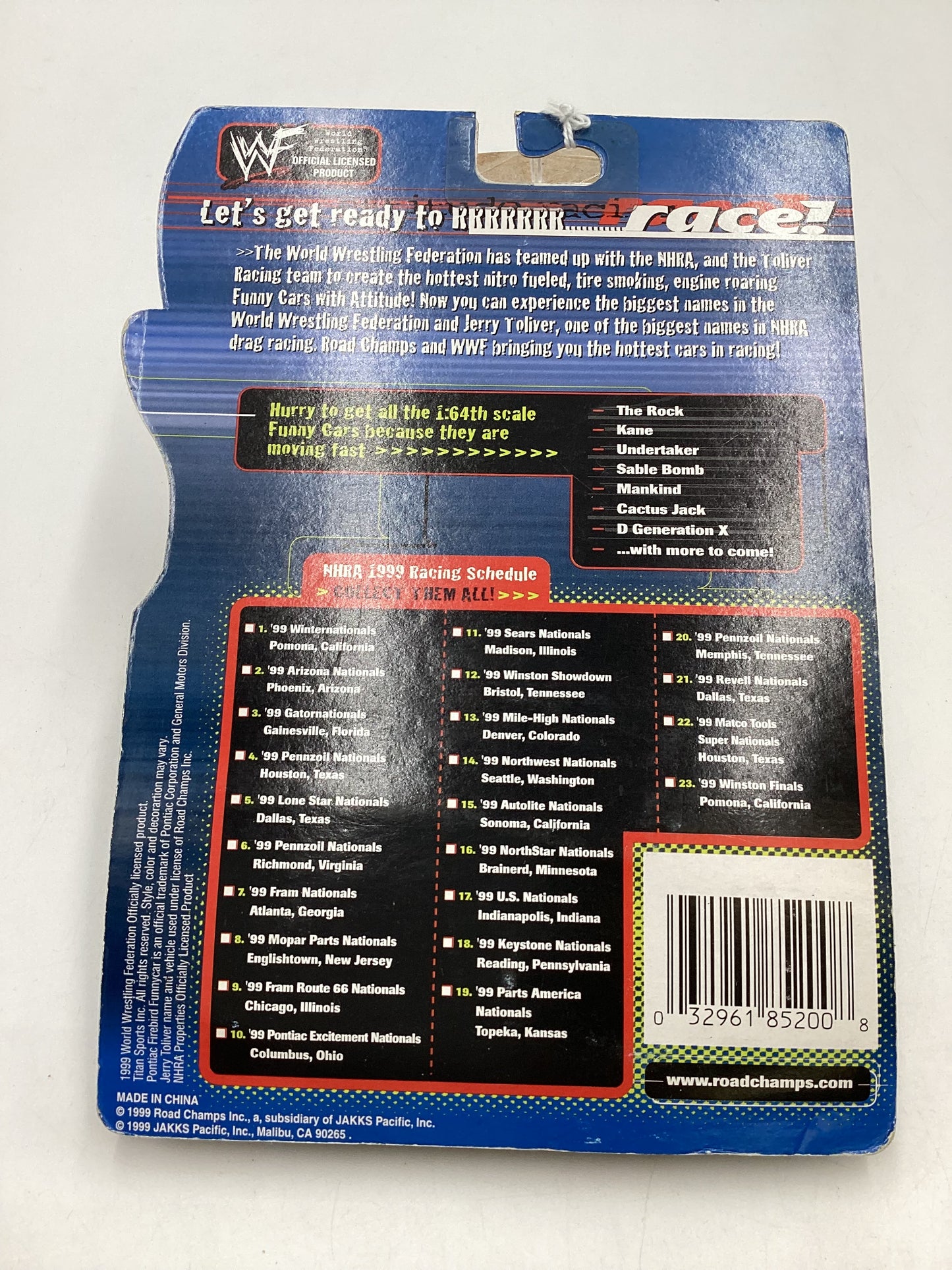 Road Champs Attitude Racing NHRA Funny Car 214F