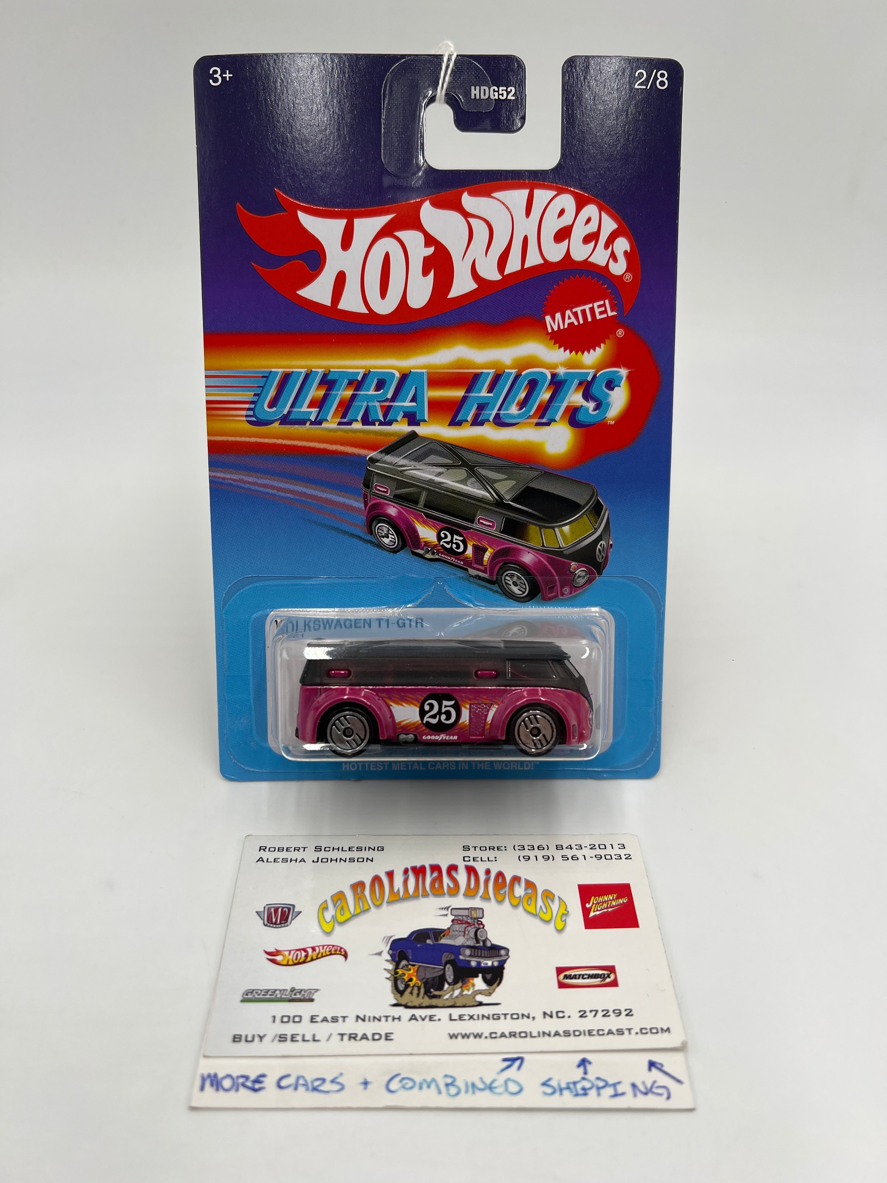 2025 Hot Wheels Target Ultra Hots #2 Volkswagen T1-GTR Pink/Black