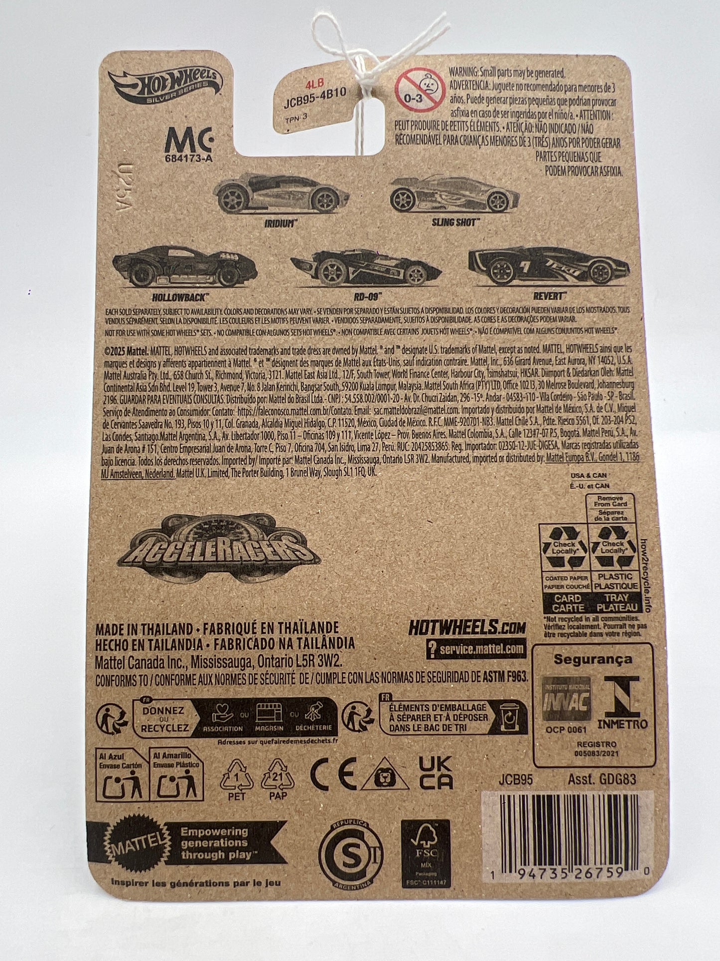 2025 Hot Wheels Silver Series Acceleracers #5 Revert 158B