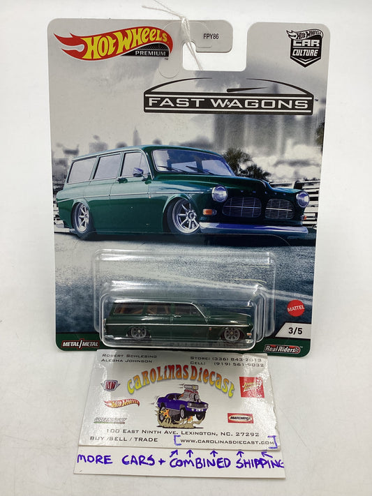 2021 Hot wheels Fast wagons 3/5 Volvo P220 Amazon Wagon 246J