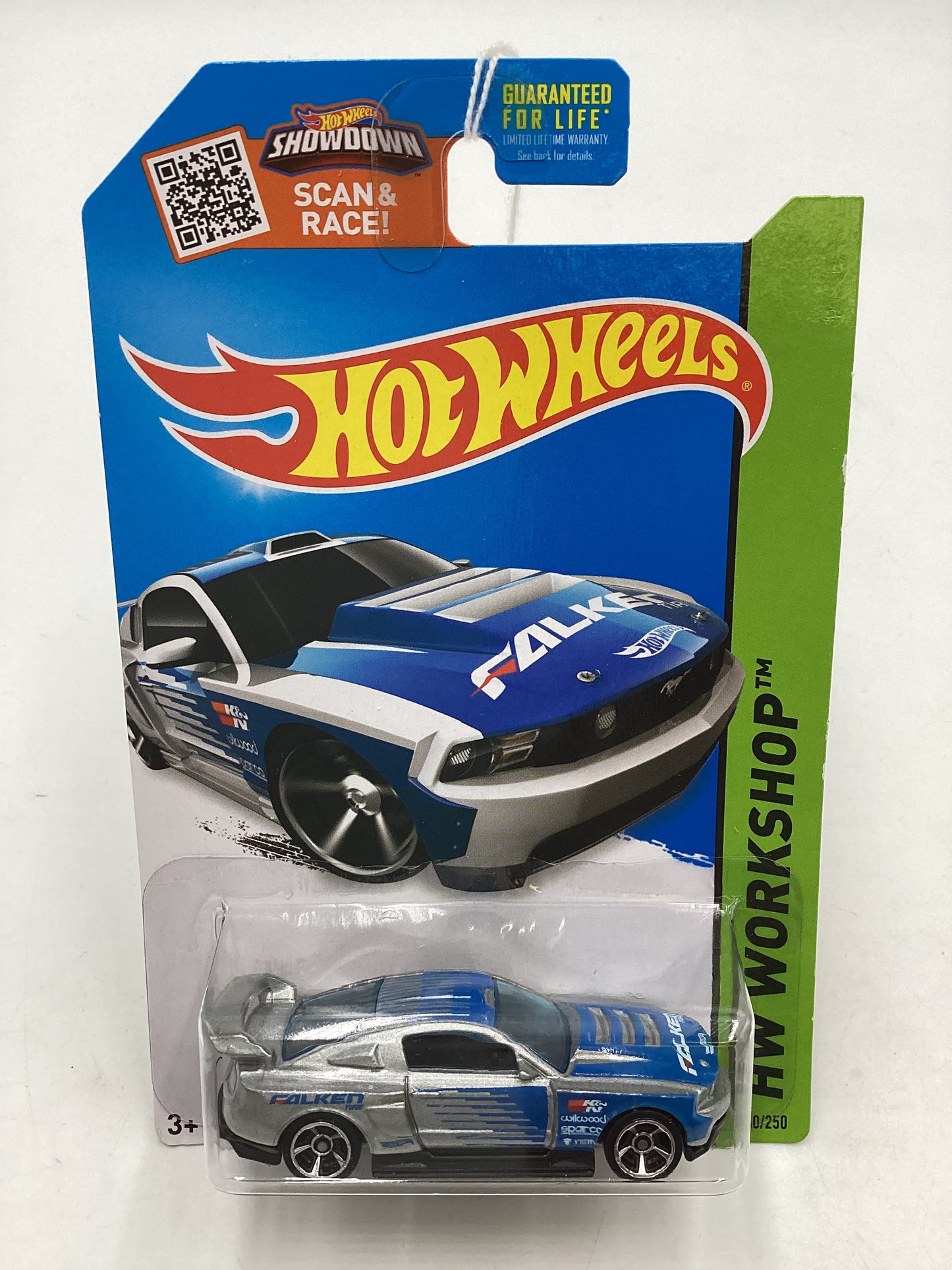 2015 Hot Wheels Workshop #240 Custom 12 Ford Mustang Silver 20A