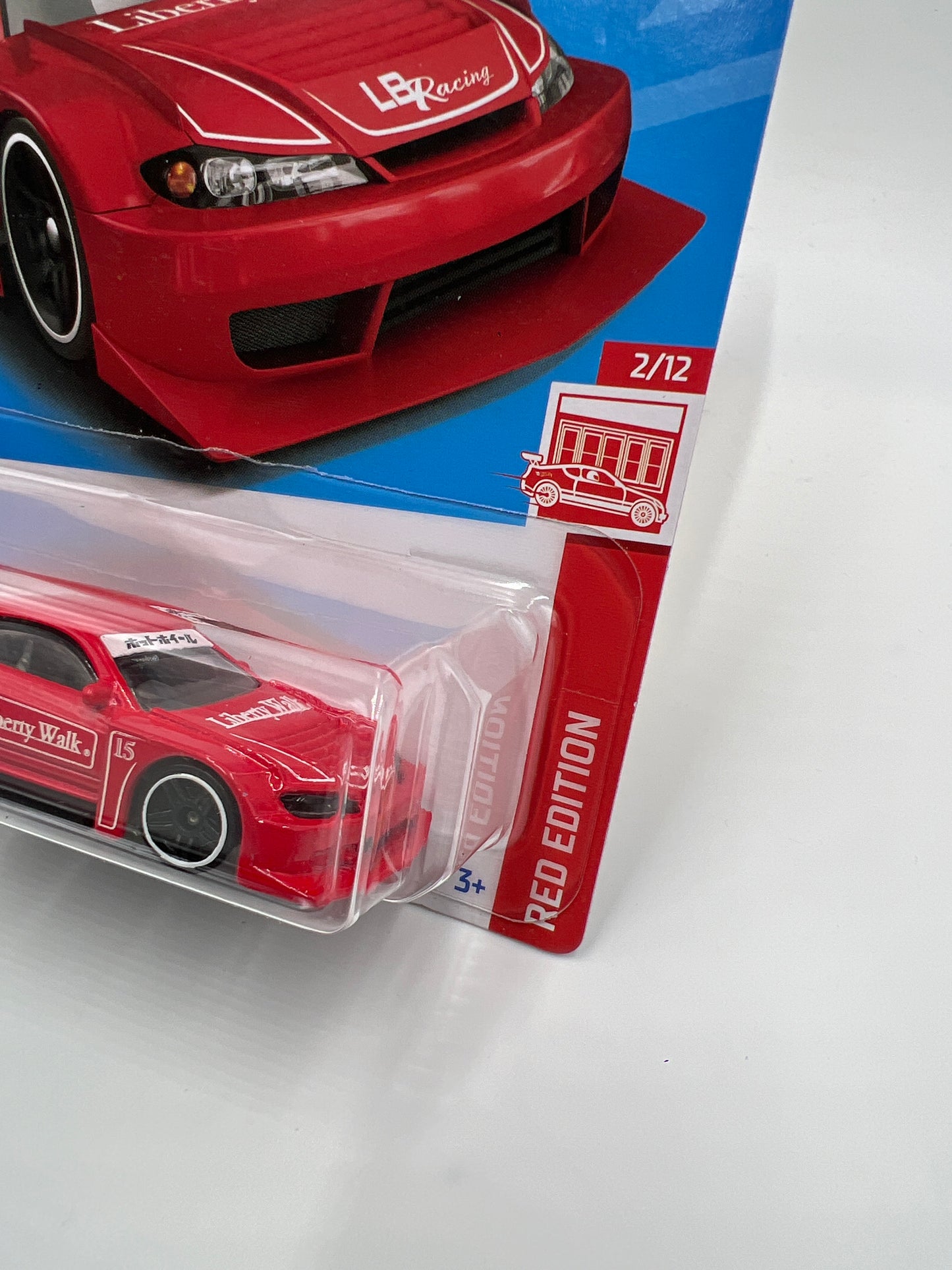 2023 Hot Wheels Target Exclusive Red Edition #17 LB Super Silhouette Nissan Silvia S15 Red W/Protector