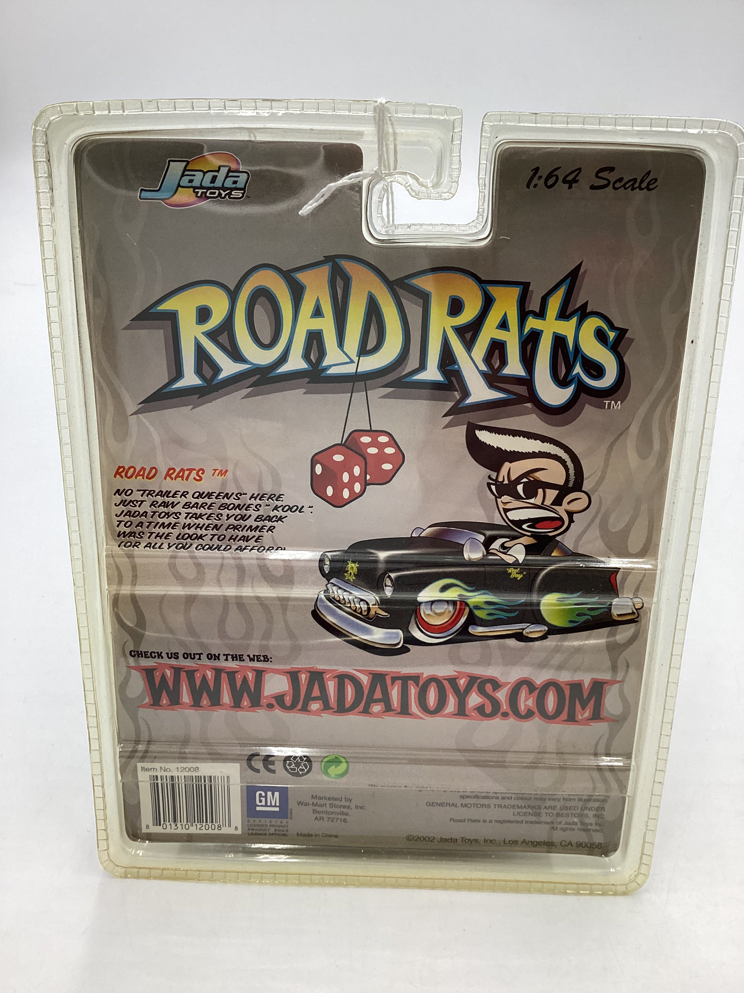 Jada Diecast Road Rats 53 Chevy Bel Air Matte Black 212H
