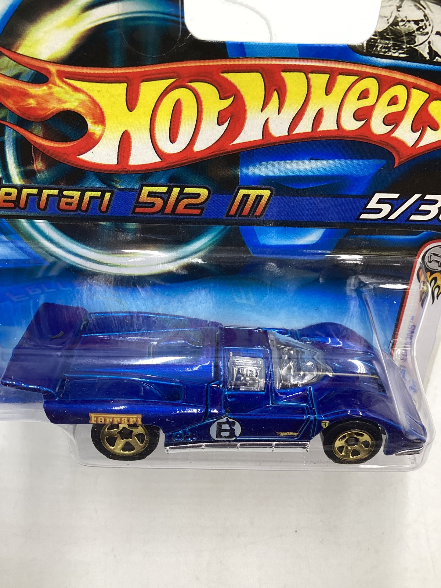 2006 Hot Wheels #005 Short Card Ferrari 512 M SR