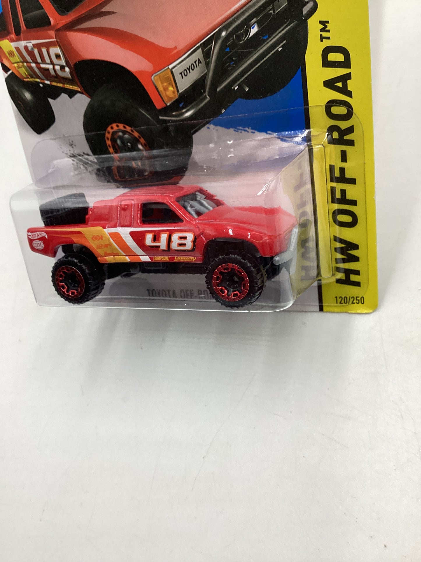 2015 Hot Wheels Off Road #120 Toyota Off Road Truck Red 94E