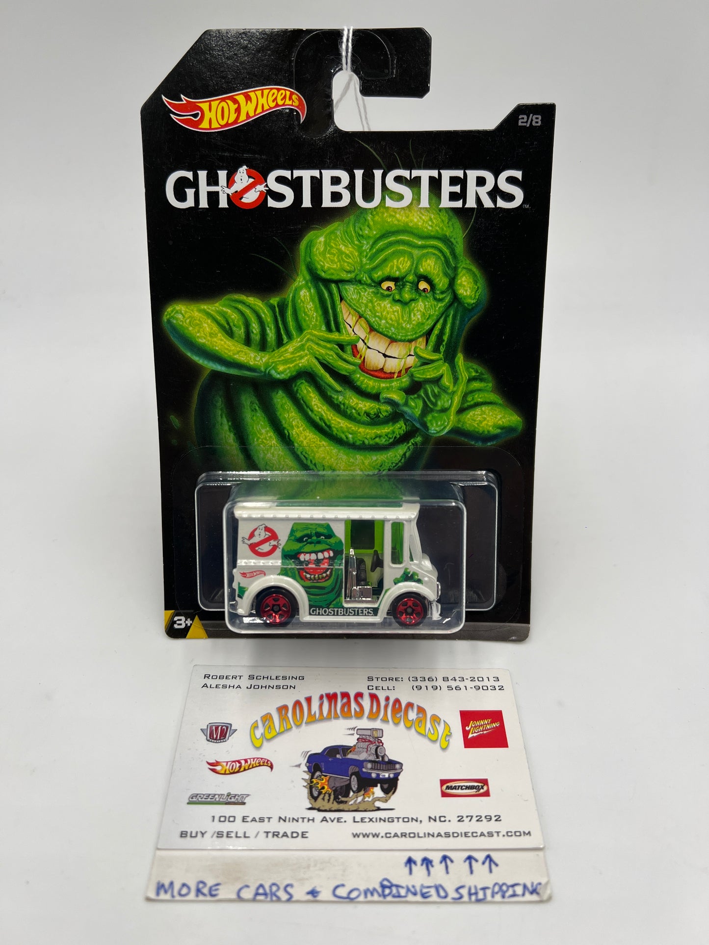 Hot Wheels Exclusive Ghostbusters Series #2 Bread Box White