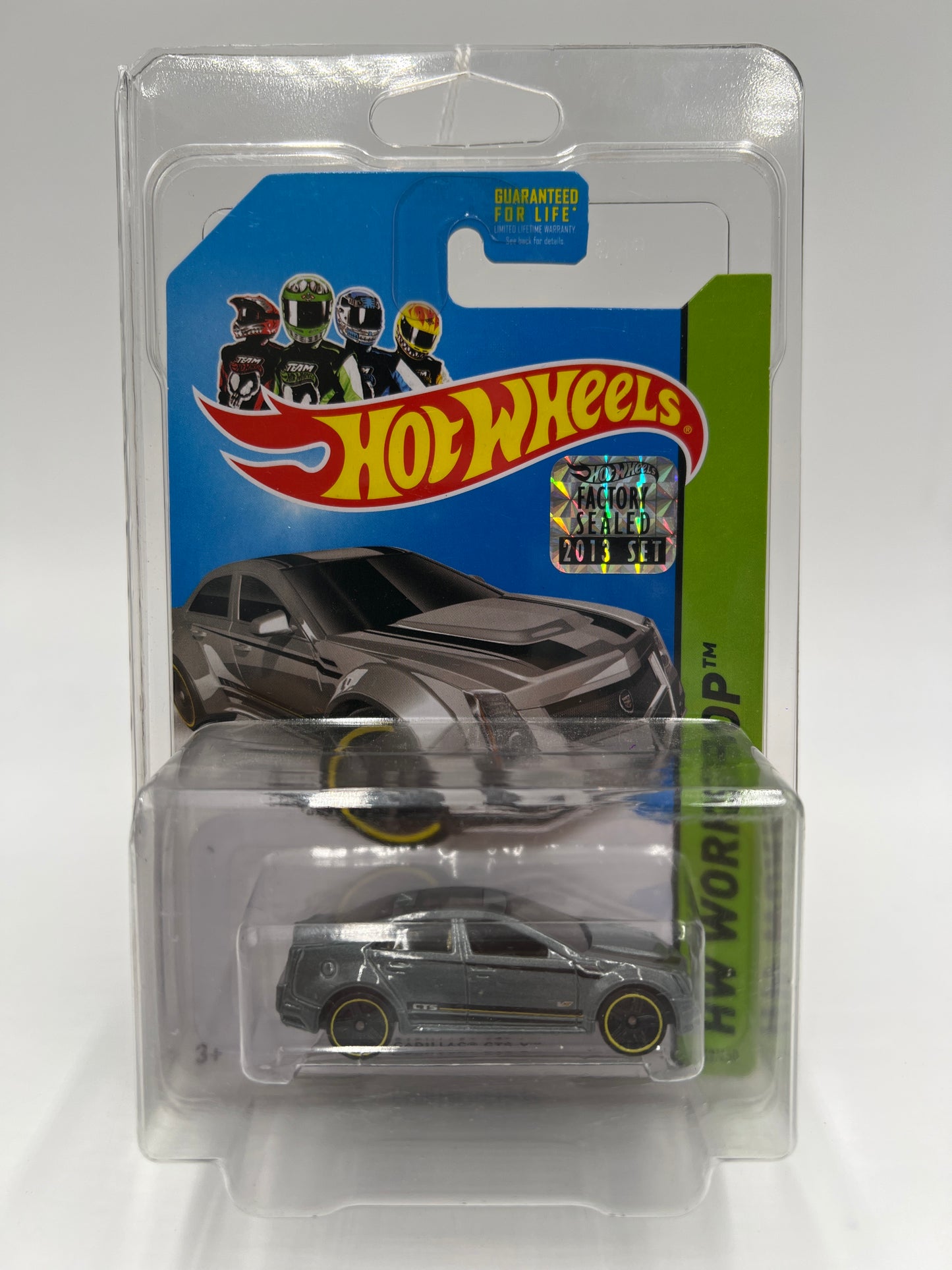 2013 Hot Wheels Kmart Exclusive #152 Cadillac CTS-V Silver Factory Sealed W/Protector