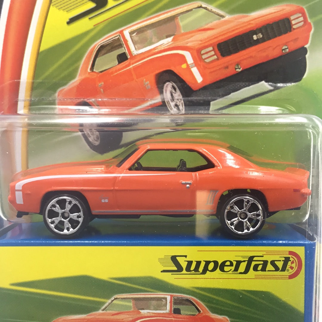 Matchbox Superfast #55 1969 Chevrolet Camaro RS SS orange limited to 15,000 S2