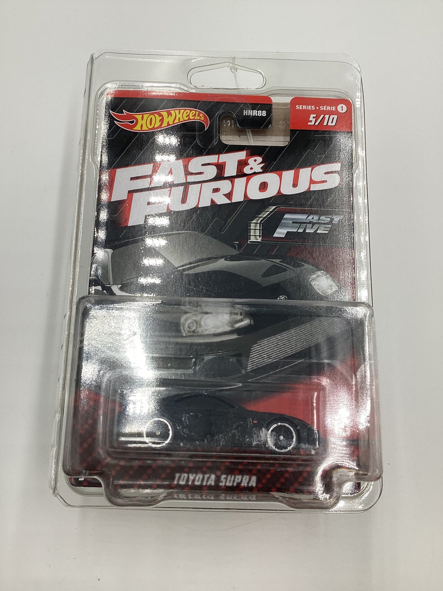 Hot Wheels Fast and Furious Series 1  #5 Toyota Supra with Protector