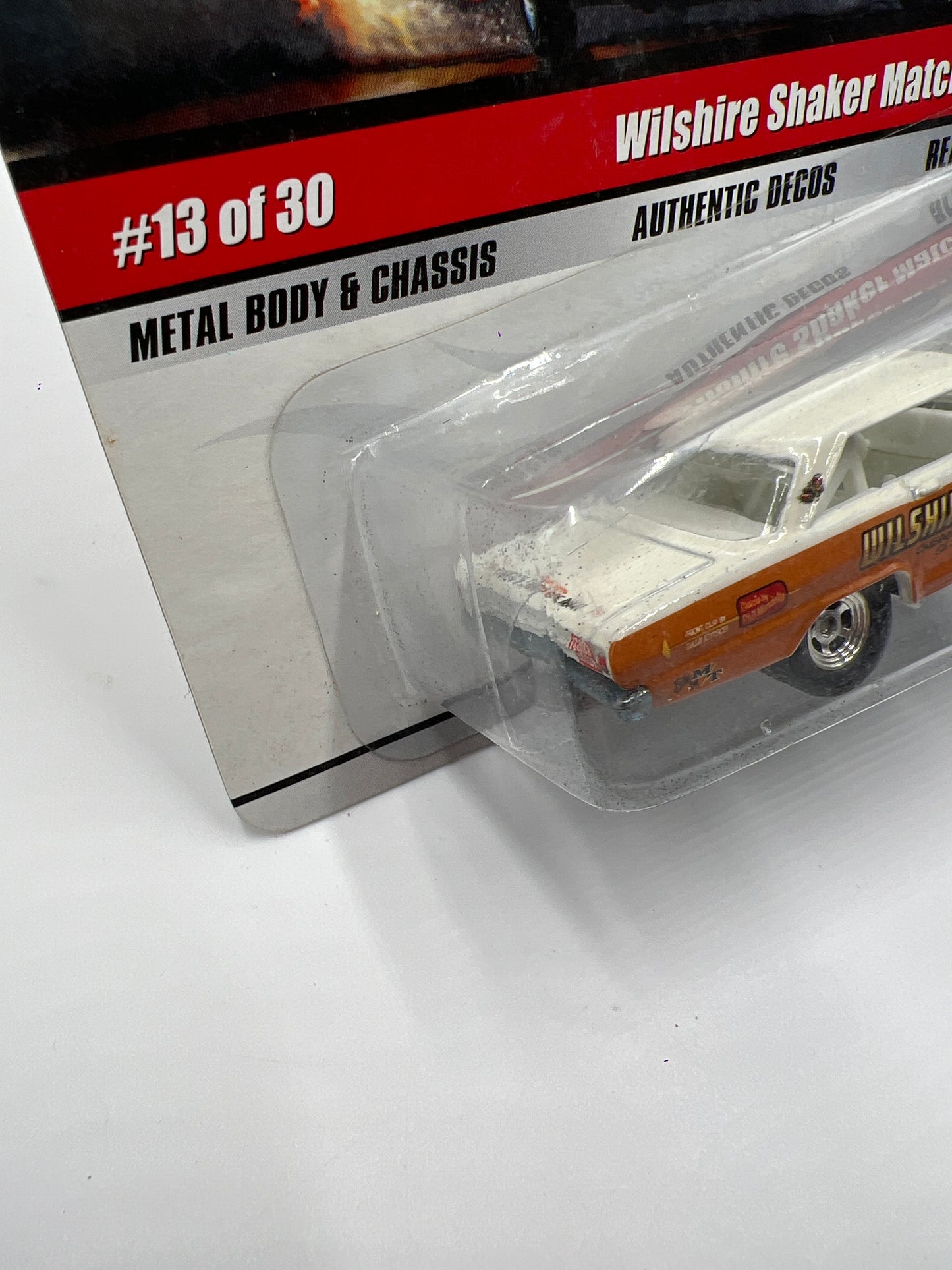 Hot Wheels Premium Drag Strip Demons #13 Wilshire Shaker Match Bash Nova Orange/White 245B