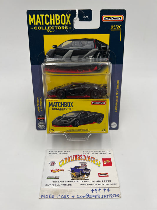 Matchbox Collectors #5 Lamborghini Centenario Black 170G