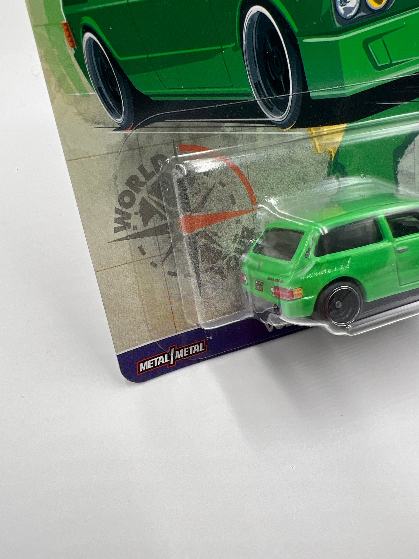 Hot Wheels Car Culture World Tour #4 Volkswagen Brasilia Green 245E