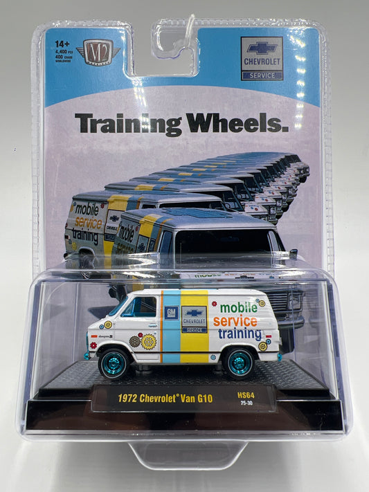 M2 Machines Hobby Exclusive CHASE Training Wheels 1972 Chevrolet Van G10 HS64
