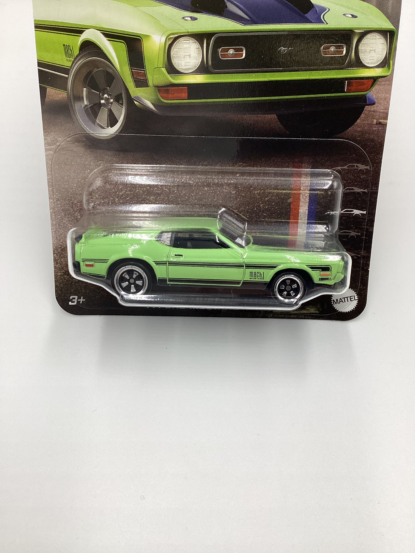 2024 Hot Wheels Silver Series 60 Years Mustang #3 71 Ford Mustang Mach 1 Green 151C