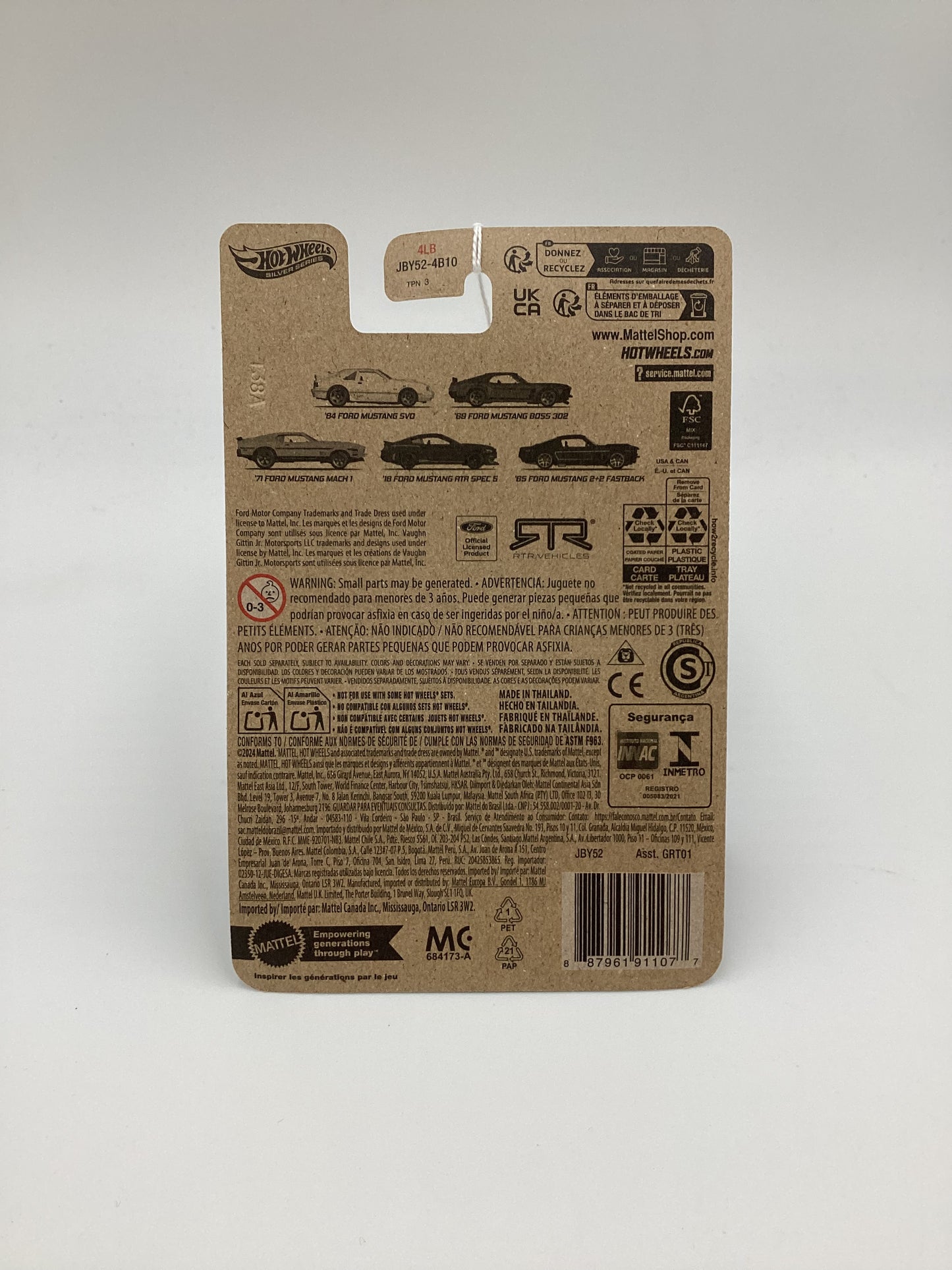 2024 Hot Wheels Silver Series 60 Years Mustang #3 71 Ford Mustang Mach 1 Green 151C