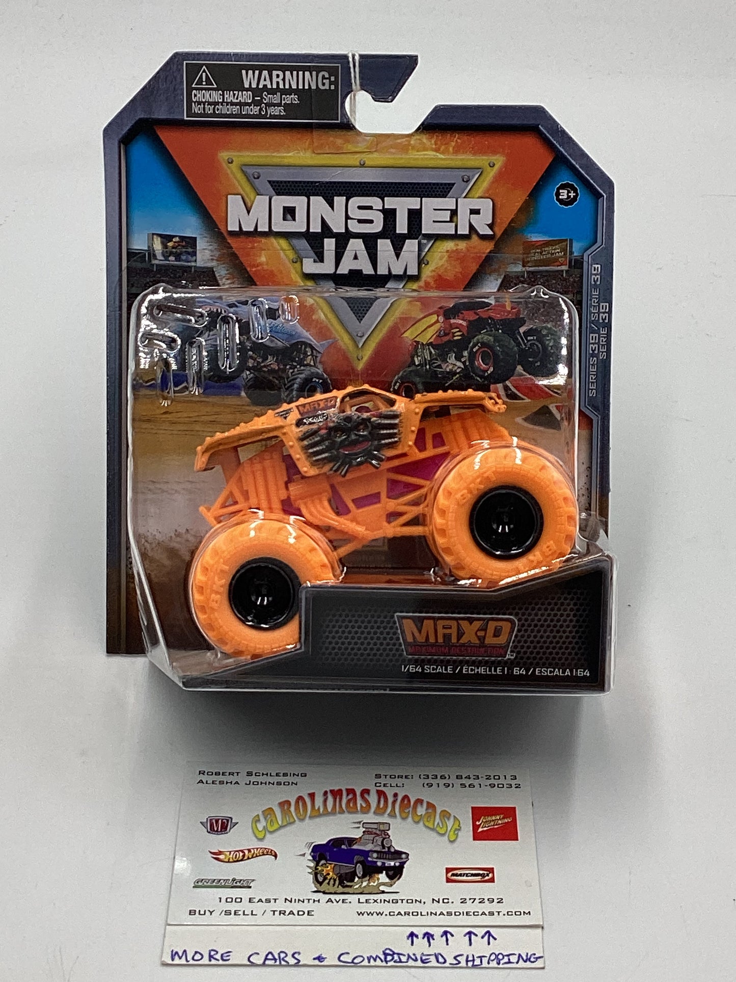 monsters of destruction 2024 2024 monster jam Series 39 Max-D Maximum Destruction 126F