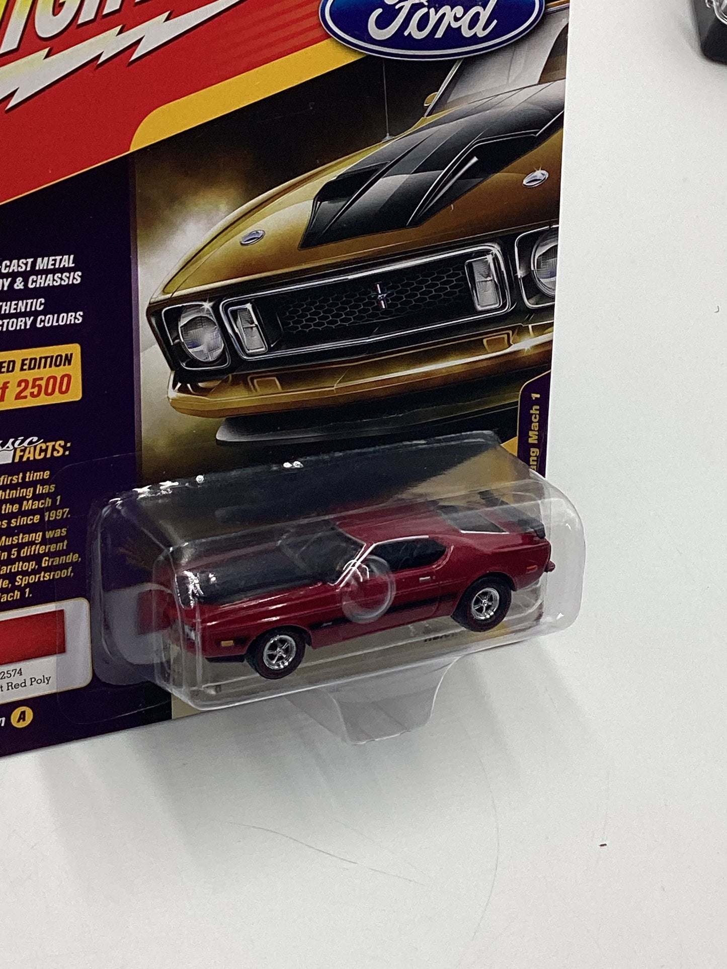 Johnny Lightning Classic Gold Collection Release 4 Version A 1973 Ford Mustang Mach 1 1 of 2500