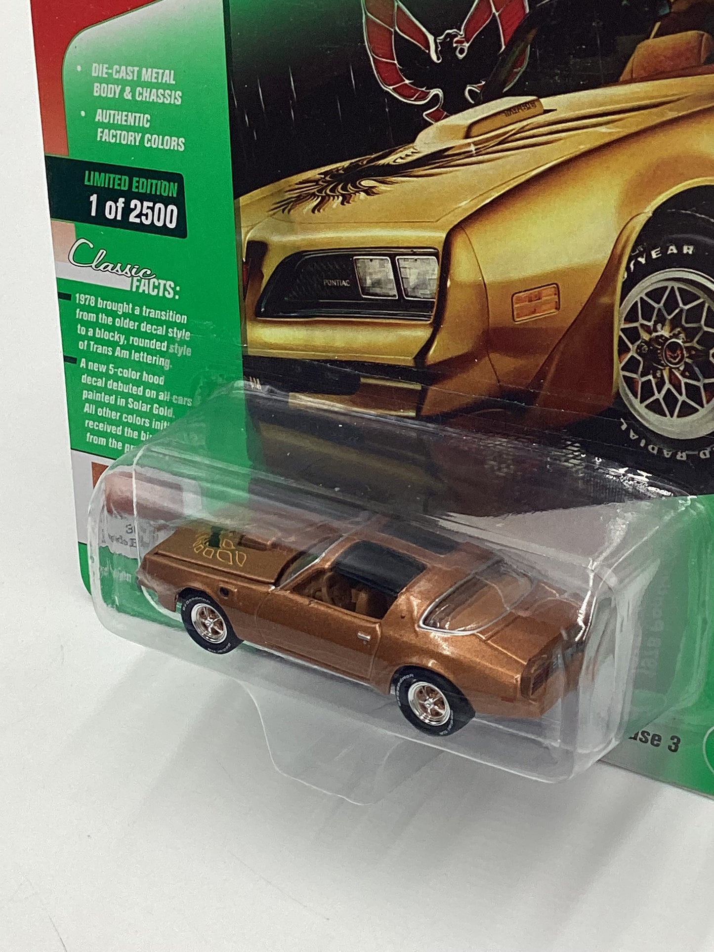 Johnny Lightning Classic Gold Collection Release 3 Version B 1978 Pontiac Firebird Trans Am 1 of 2500